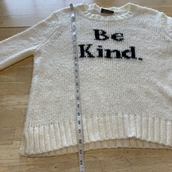 Wooden Ships Be Kind Sweater S/M Wool Mohair Knit Cream Delicate Lightweight - Picture 13 of 14